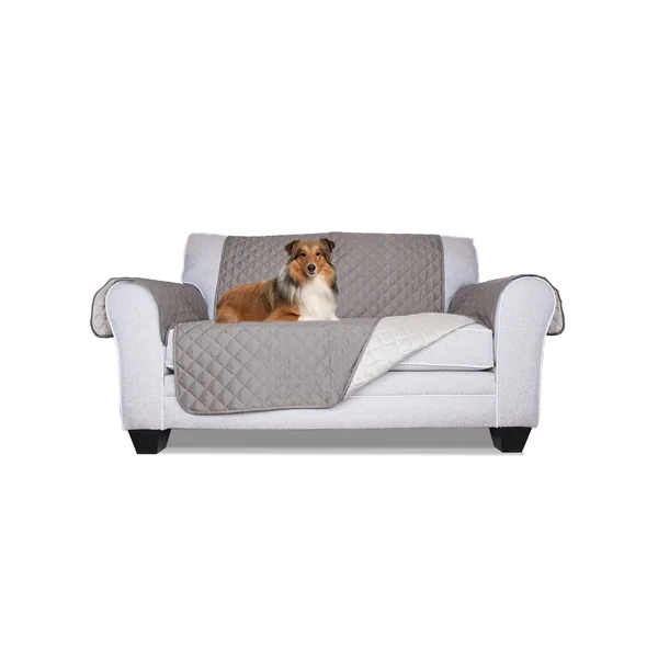 FurHaven Reversible Water-Resistant Furniture Protector Gray/Mist Sofa - 117" x 70"