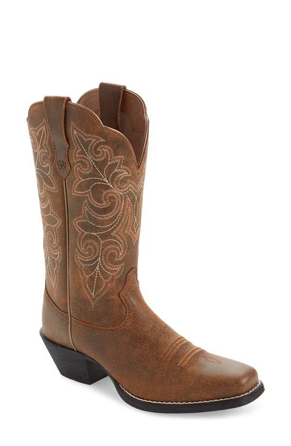 Women’s Ariat Alabama X Toe Boot Vintage Bomber, 8, B Medium