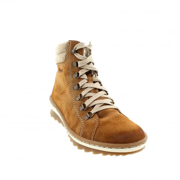 Rieker Z8610-24 Ladies Casual Ankle Boots Deer Brown: EU 37