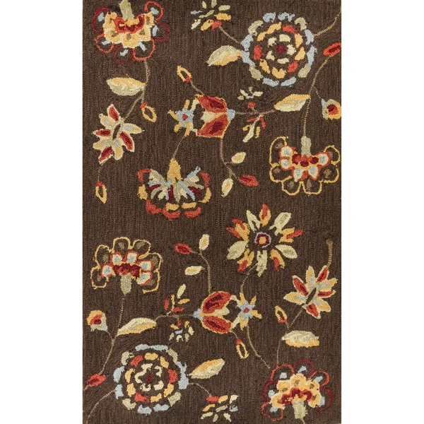 Alexander Home Hand-Hooked Savannah Brown Rug (2&3 x 3&9)