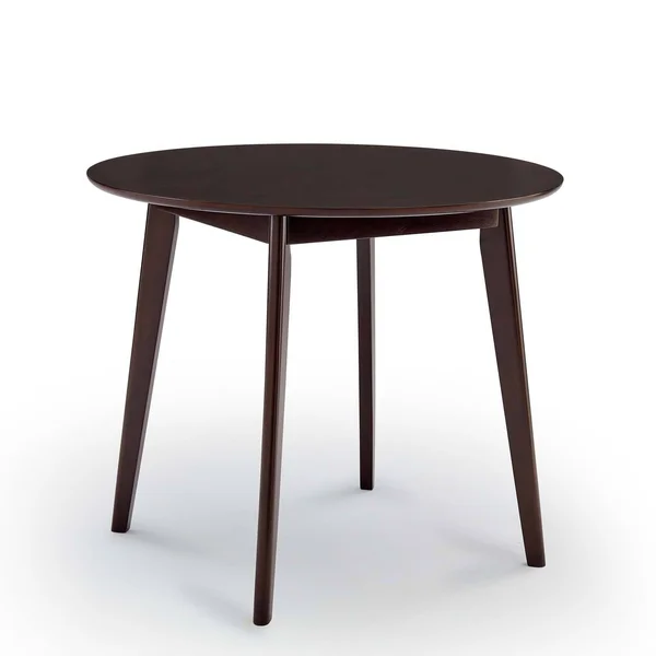 Modway Vision 35x22 Round Dining Table in Cappuccino