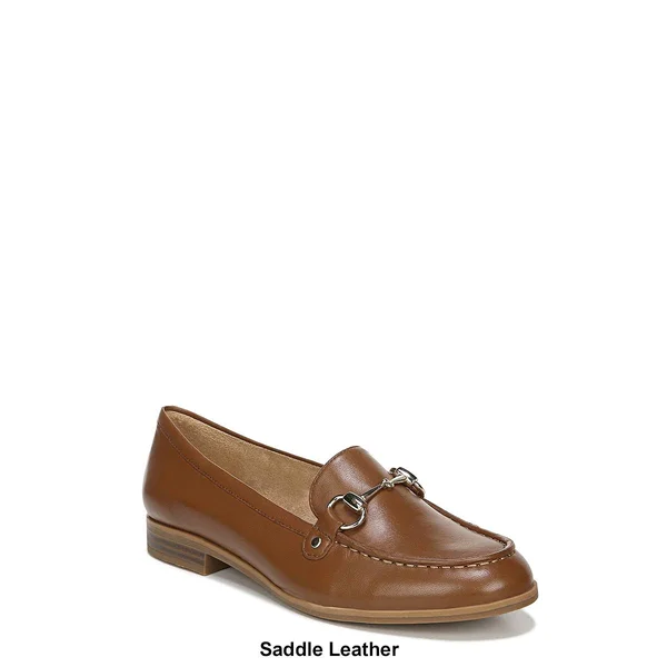 Naturalizer Women's Macey Leather Loafers - Black - Size 6