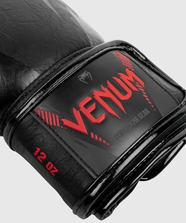 Venum Impact Boxing Gloves - Black/Red Black/Red - 8 oz