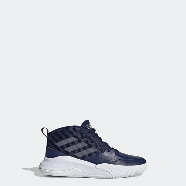 Adidas Boys& Own The Game Basketball Shoes, Wide - Blue