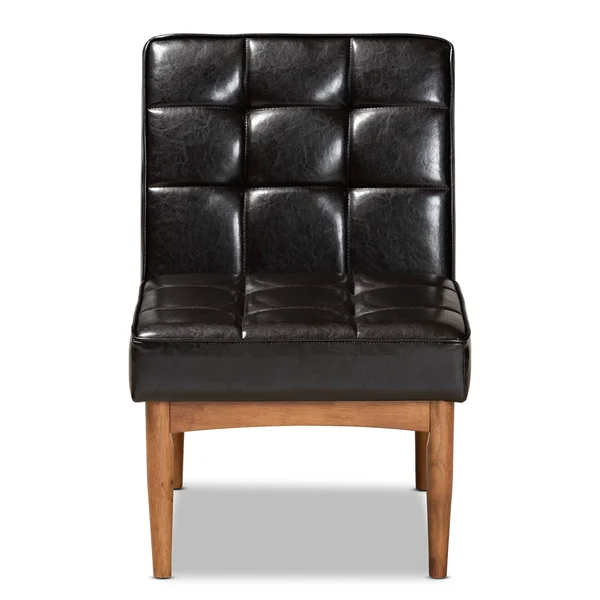 Sanford Mid-Century Modern Dining Chair - Grey