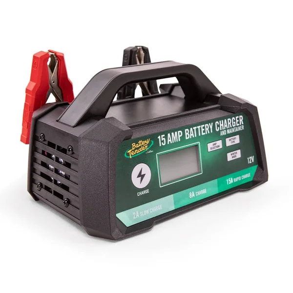 Battery Tender 12V, 15 Amp, 8 Amp, 2 Amp Selectable Chemistry Battery CHARGER.