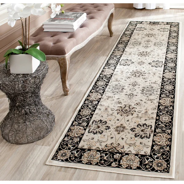 Safavieh Persian Garden Peg608D 4&0x22 x 5&7x22 Ivory, Black Area Rug