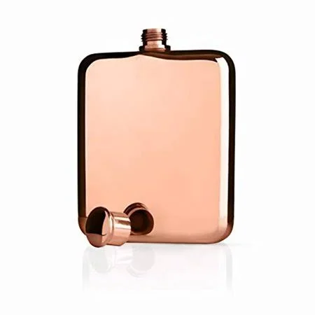 Viski 4891 Summit Flasks, 6 oz, Copper