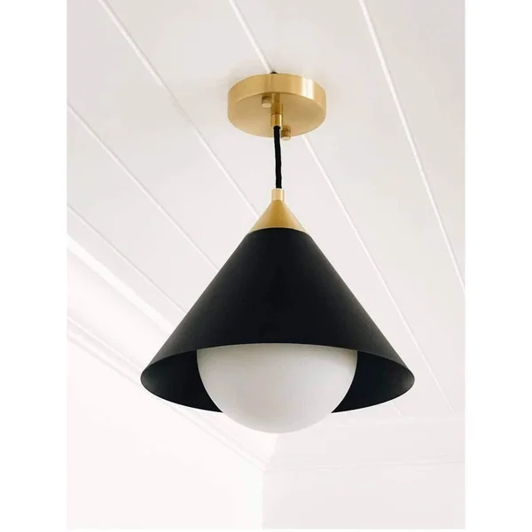 Regina Andrew Hilton Pendant, Blackened Brass