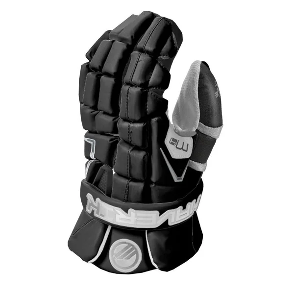 Maverik M4 Senior Lacrosse Goalie Gloves - Black