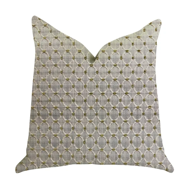 Plutus Circular Ringed Luxury Throw Pillow 20x22L x20x22W