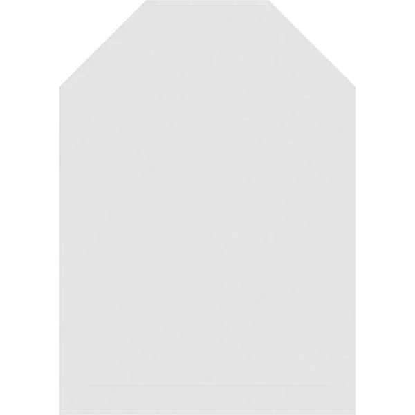 Ekena Millwork GVPOT32X3203SN 32x22W x 32x22H Octagonal Top Surface Mount PVC Gable Vent: Non-Functional - w/ 2x22W x 2x22P Brick