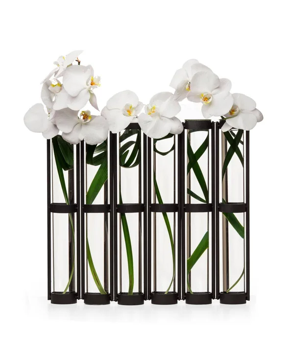 Danya B Tall Six Tube Hinged Vase
