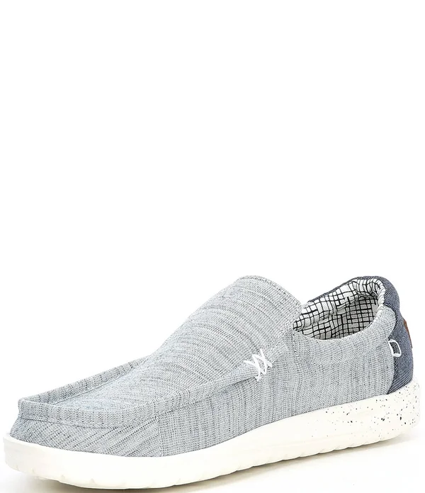 Hey Dude Mikka Chambray (Cloud Blue) Men's Shoes