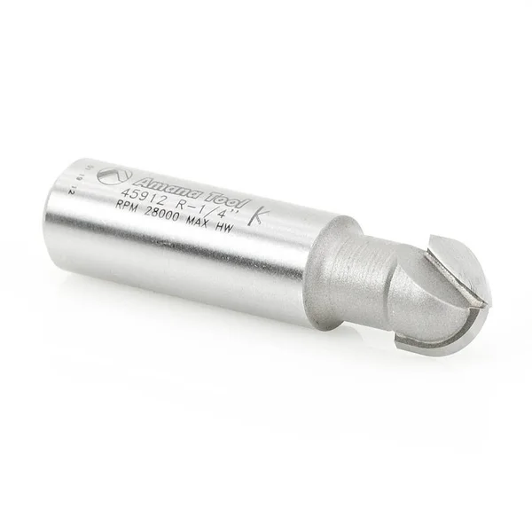Amana 45922 Carbide Tipped Core Box 7/16 Radius x 7/8 Dia x 1/2 x 1/2 inch Shank