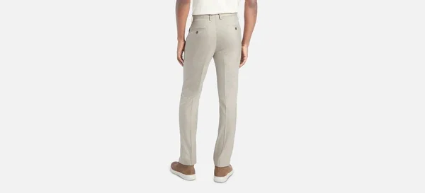 Kenneth Cole Premium Stretch Twill Slim Fit Flex Waistband Flat - Shoe Front Dress Pant