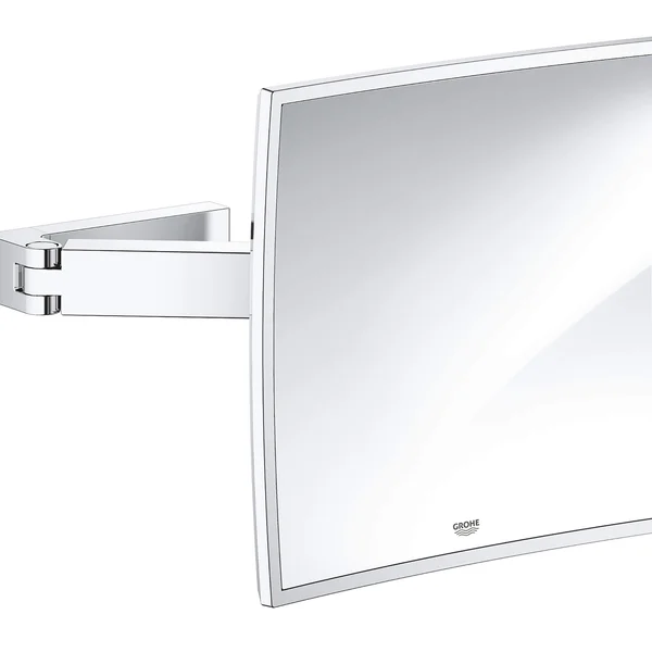 Grohe 40808000 Selection Cube Cosmetic Mirror - Starlight Chrome