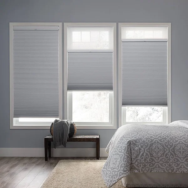 Real Simple Cordless Day/Night Cellular 47x22 x 72x22 Shade in Snow