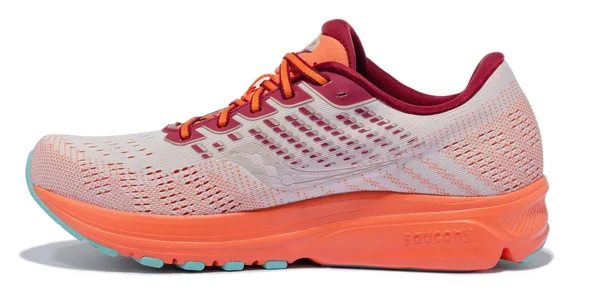 Men's Ride 13 Race & Baste Running Shoe - Grey/Orange, 11.5