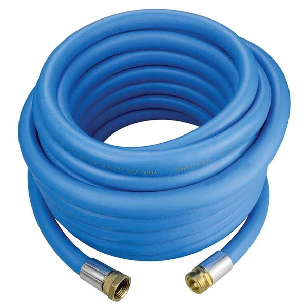 Blue Aqua High Pressure Industrial Robust Garden Hose Assemblies (Non-Kinking) 5/8x22 X 50 Feet, CleanFlow.net