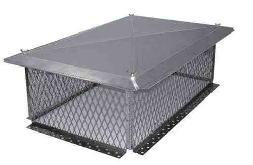 Olympia Chimney 21x22X33x22 Stainless Multi-Flue Knock Down Cap - 12x22 High