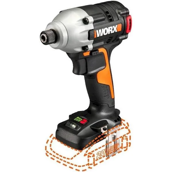 Worx Wx261l.9 20V Cordless Brushless (3) Speed Impact Driver- Tool Only
