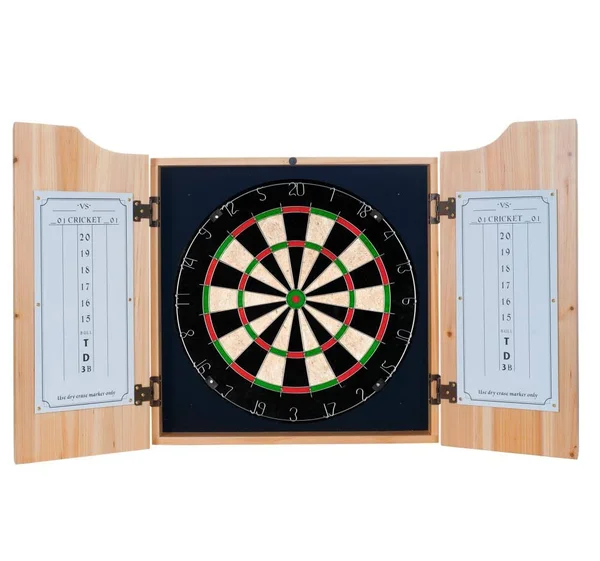 Ford Dart Cabinet Set with Darts and Board - Ford Oval