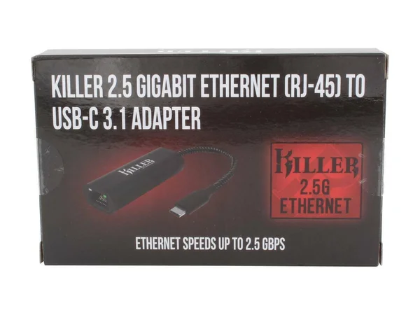 Killer 2.5Gbps Ethernet to USB-C Adapter