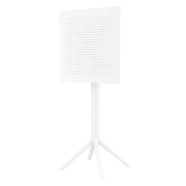 Siesta ISP1162S-WHI Sky Air Square Bar Set with 2 Barstools White