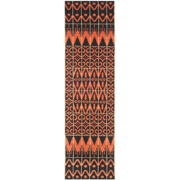 Safavieh Kenya KNY609A Orange - Black 6' x 9' Area Rug