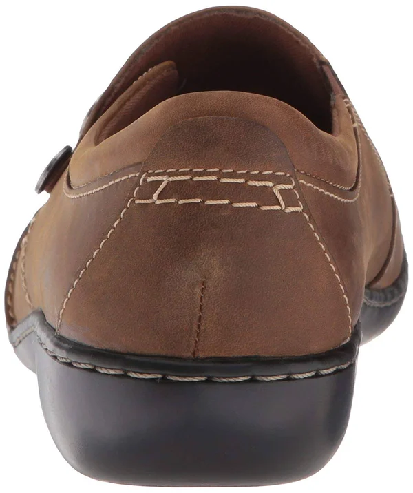 Clarks Ashland Lane Slip-On 6 Women's Dark Tan