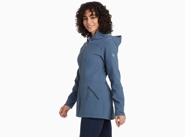 Kuhl W&s Klash Trench, Dusty Blue, Xs