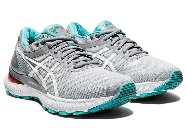 Asics Women's GEL-Nimbus 22 Running Shoes Size 6 Sheet Rock/White