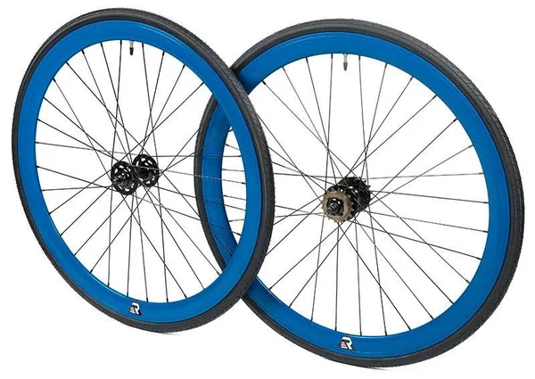 Retrospec Bicycles Mantra Fixed-Gear/Single-Speed Wheelset with 700 x 25C Kenda Kwest Tires and Sealed Hubs