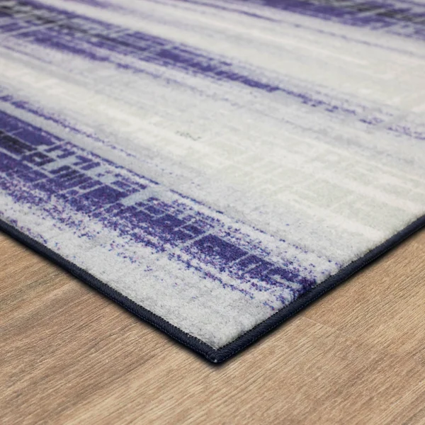 Mohawk Home Kaven Navy 6 ft. x 9 ft. Abstract Area Rug - Blue