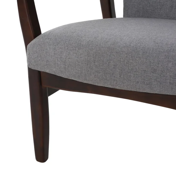 Suffolk Fabric Arm Chair, Set of 2, Deep Red