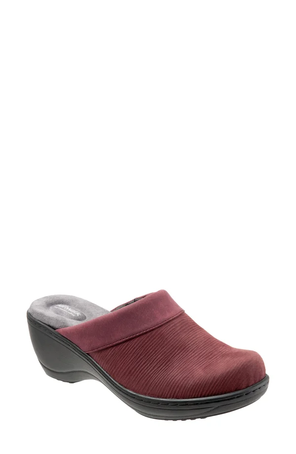Softwalk Women's Murietta, Size: 6.5, Burgundy Nubuck