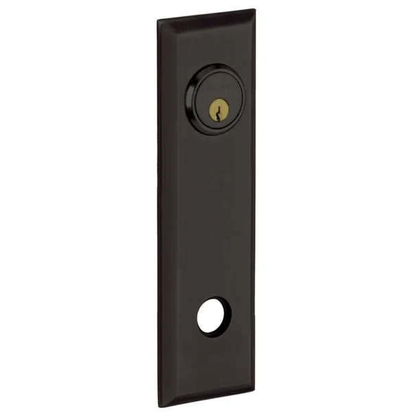 Baldwin Square Rosette Single Passage Oil Rubbed Bronze