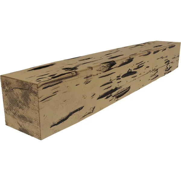 Ekena Millwork MANUPC08X08X72NG 8x22H x 8x22D x 72x22W Pecky Cypress Faux Wood Fireplace Mantel, Natural Golden Oak