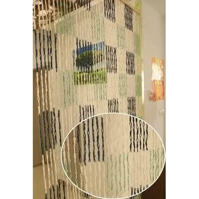 (4 30 Pcs) Straw Corn Leaves Door Curtains Braid Partition Handmade Reed Hanging Room Divider Screen Separador