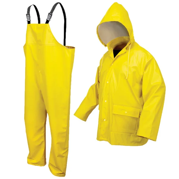 GoVets - MCR Size XL Yellow Rain Disposable Encapsulated Suit