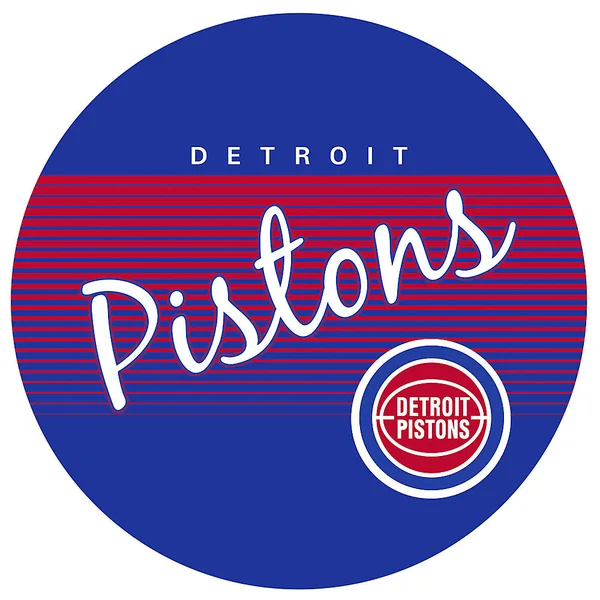 Detroit Pistons NBA Hardwood Classics Padded Swivel Stool