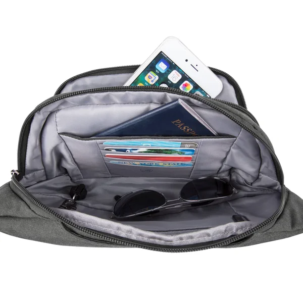 Travelon Anti-Theft Metro Waist Pack Bag - Black