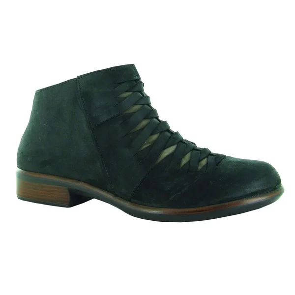 Naot Women's Leveche Black/Shiitake Nubuck 36
