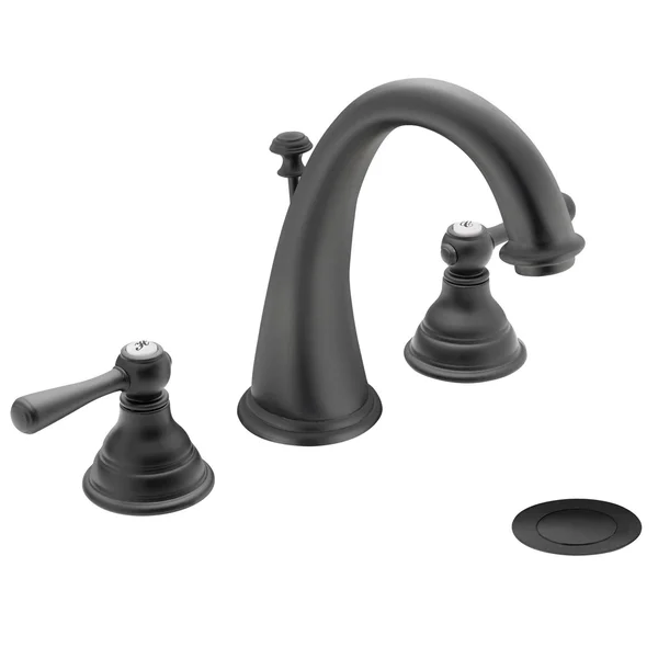 Moen T6125WR Kingsley Two-Handle High Arc Bathroom Faucet Wrought Iron