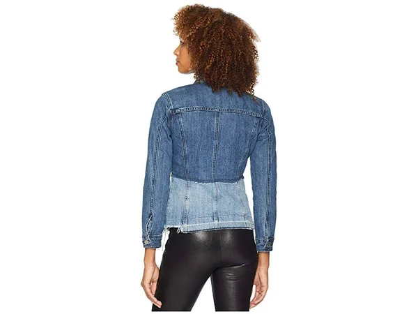 Lucky Brand - Waisted Trucker Denim Jacket, Blue - XL