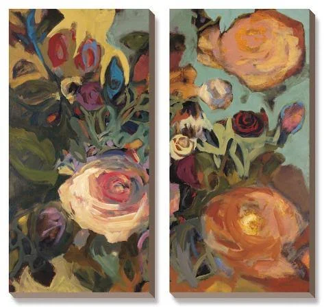 Canvas Art Set:Rose Garden II by Jennifer Harwood : 24x25in