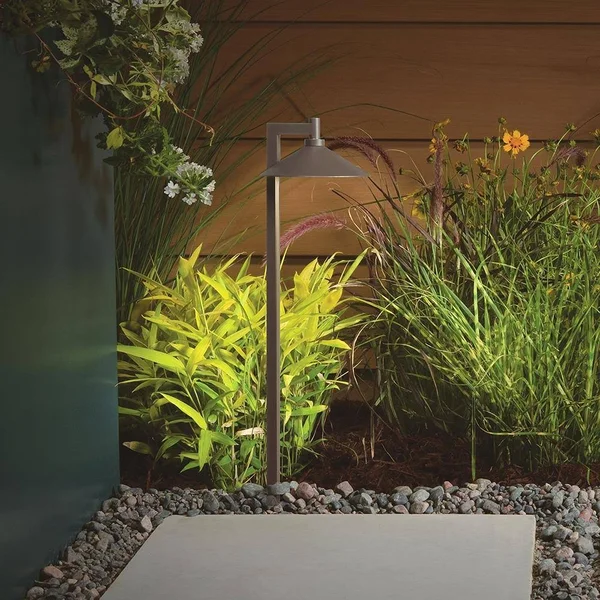 Kichler Ripley LED Path Light in Bronzed Brass