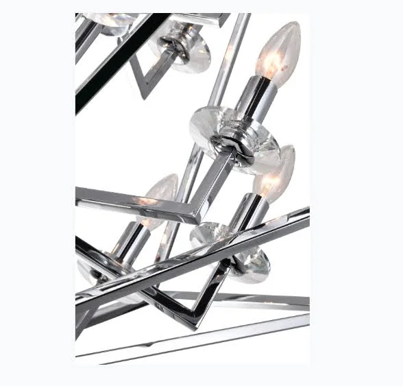 CWI Lighting Eternity 12 Light Chandelier - Chrome