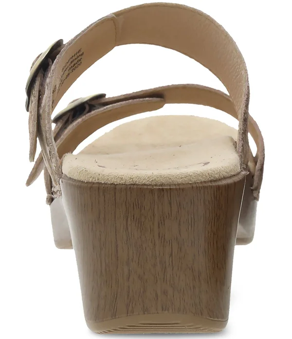 Dansko Women's Sophie Sandal - Taupe Metallic 39